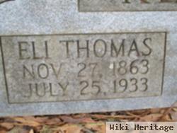 Eli Thomas Kelley