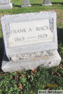 Frank A Riack