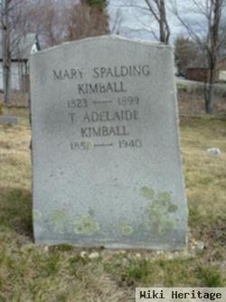 Mary Spalding Kimball