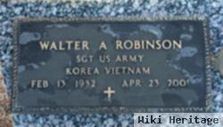 Walter A Robinson