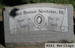 John Benson Newbaker, Iii