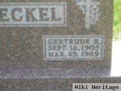 Gertrude Marie Barbara Gillitzer Steckel