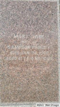 Mary Jane Pryor Pooley