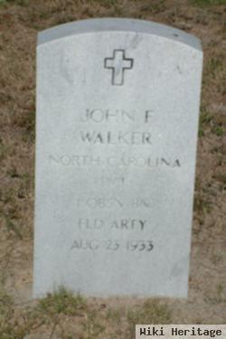 John F Walker