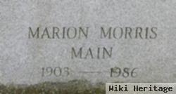 Marion Morris Main