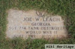 Sgt Joseph Walter "joe" Leach, Jr