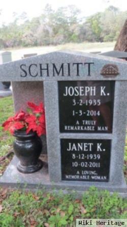 Janet K Schmitt