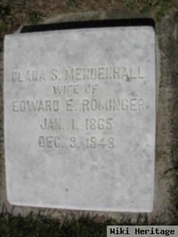 Clara Sarah Ann Mendenhall Rominger