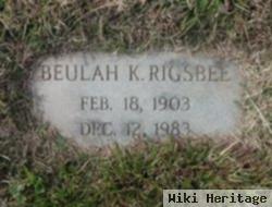 Beulah K. Rigsbee