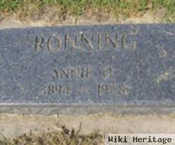 Annie O Ronning