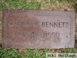 Carrie B Manker Bennett