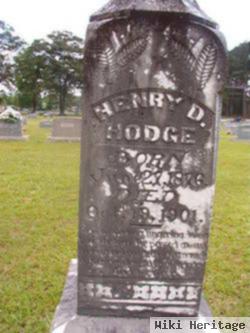 Henry D Hodge