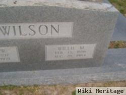 Willie M Wilson