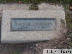 Hannah I Woolley