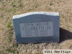 John Archie Culbreth, Jr