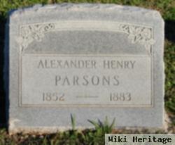 Alexander Henry Parsons