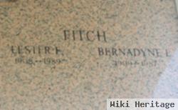 Bernadyne E. Fitch