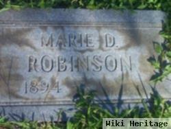 Marie D. Robinson