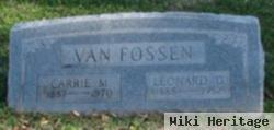 Leonard D Van Fossen