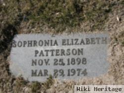 Saphronie Elizabeth Cradic Patterson