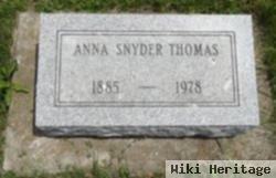 Anna Elmira Snyder Thomas