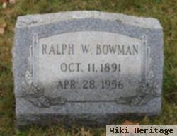 Ralph Washington Bowman