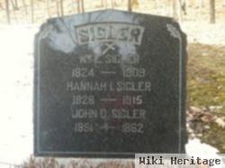 Hannah I Hunt Sigler