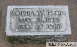 Sophia W Elgin