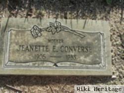 Jeanette E Converse