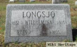 Wilhelmina W "minnie" Lillback Longsjo