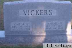 Harold H Vickers
