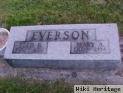 Mary A Everson