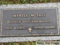 Myrtle M Tate