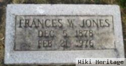 Frances W. Jones