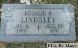 Rosalie K Lindsley