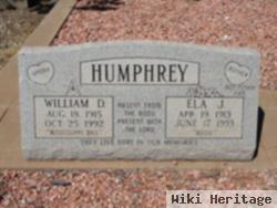 William D Humphrey