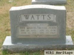 Pitt Marvin Watts