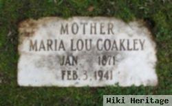 Maria Lou Sharp Coakley