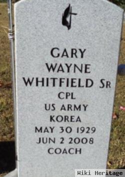 Gary W Whitfield, Sr