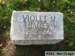 Violet M Bauer