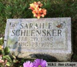 Sarah E. Schlensker