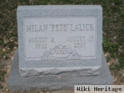 Milan Roy "pete" Lalick