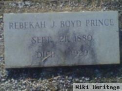 Rebekah J. Boyd-Prince Boyd