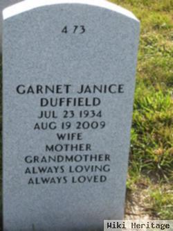 Garnet Janice Heggs Duffield