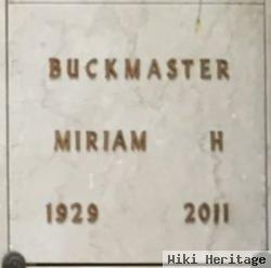 Miriam H. Buckmaster