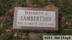 Bernadette A. Lambertson