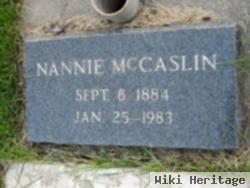 Nannie Mccaslin