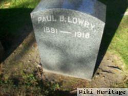 Paul B. Lowry