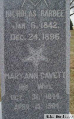 Mary Ann Cavett Barbee