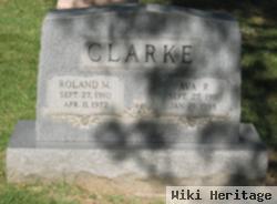 Roland M Clarke, Sr